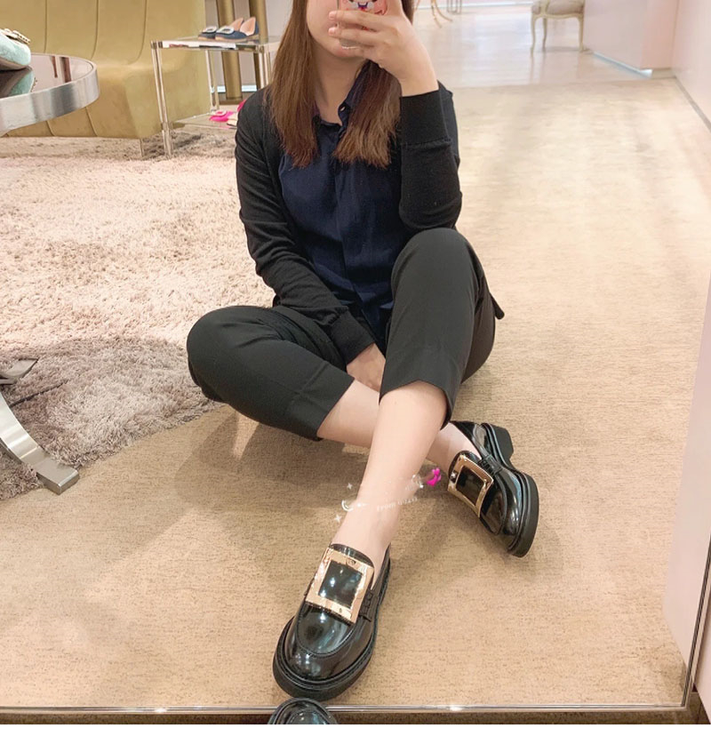 로저비비에 페이턴트 레더 비브 레인저스 로퍼（TJ공장） - 상세 이미지